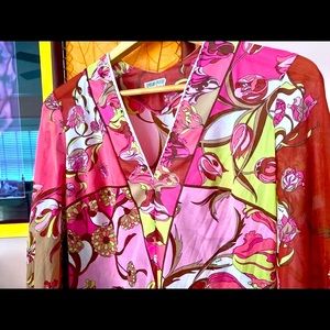 💐VINTAGE EMILIO PUCCI EPFR HOST PICK 1960s Caftan S